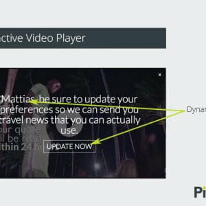 Personalized Interactive Video Player: Call to Action (CTA) Example