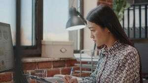 Marketing professional creating personalized video campaign. personalized video marketing steps