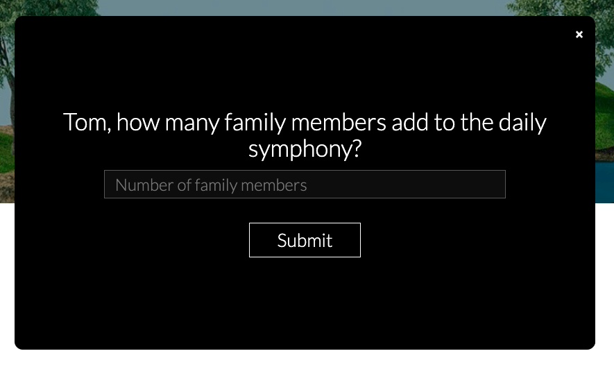 Interactive Video Form with Pirsonal Player