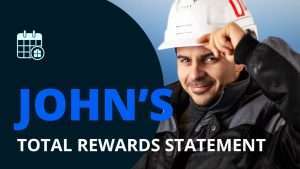 Example of personalized total reward statement - personalized video thumbnail - pirsonal