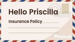 Personalized video thumbnail showing the name of the insurance policy member
