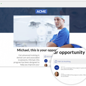 Personalized Video Landing Page by Pirsonal
